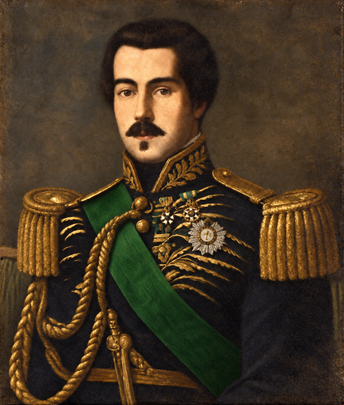 Retrato de Caxias identificado como de cerca de 1846